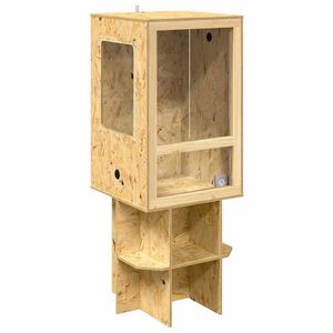 vidaXL Terrarium Brown 50 x 50 x 130 cm OSB