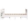 vidaXL Bed Frame without Mattress White 120x200 cm Solid Wood Pine