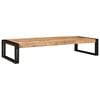 vidaXL Bathroom Shelf Brown 120 x 50 x 23 cm Soild Rough Mango Wood