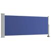 vidaXL Patio Retractable Side Awning 100x300 cm Blue