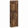 vidaXL Wardrobe Smoked Oak 55 x 25 x 189 cm Engineered Wood