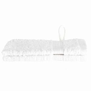 vidaXL Guest Towel SOLUND 2 pcs White 15 x 21 cm 550 gsm