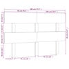 vidaXL Bed Headboard White 184x3x81 cm Solid Wood Pine