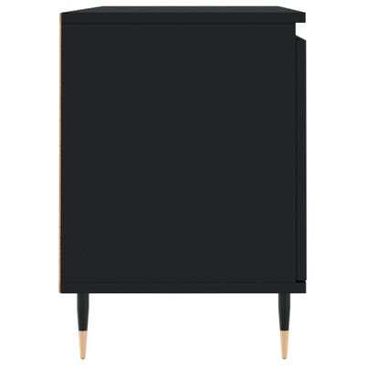 vidaXL TV Cabinet Black 104x35x50 cm Engineered Wood
