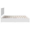 vidaXL Storage Bed with Headboard White 180 x 200 cm Engineered Wood
