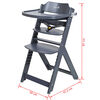 Safety 1st High Chair Timba Anthracite Wood 27625510