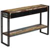 vidaXL Console Table Solid Reclaimed Wood 120x30x76 cm