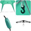 vidaXL Instant Tent Folding Sea Green 260 x 260 x 197 cm Steel