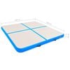 vidaXL Inflatable Gymnastics Mat with Pump 200x200x10 cm PVC Blue