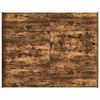 vidaXL Storage Bed Frame Smoked Oak 160 x 200 cm Engineered Wood