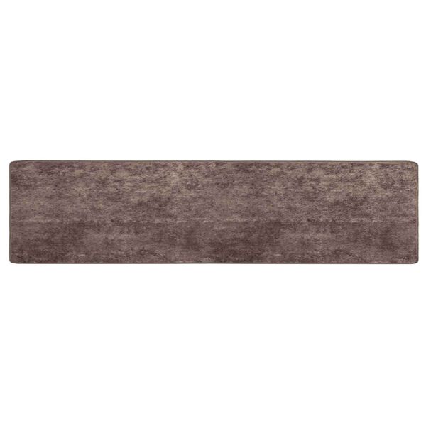 vidaXL Rug Runner MARSA Grey 450 x 80 cm Polyester and PVC