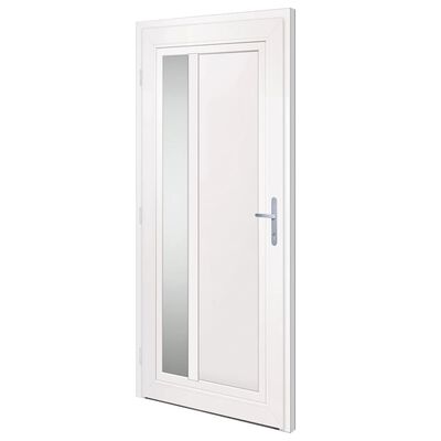 vidaXL Front Door White 98x208 cm PVC