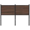 vidaXL Headboard Brown Oak 120 cm Engineered Wood and Steel