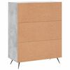 vidaXL Sideboard Concrete Grey 69.5x34x90 cm Engineered Wood