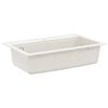 vidaXL Sink White 795 x 505 mm Granite