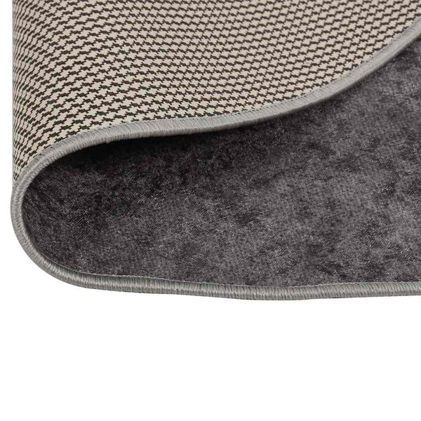 vidaXL Rug Washable &phi;120 cm Grey