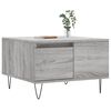vidaXL Coffee Table Grey Sonoma 55x55x36.5 cm Engineered Wood
