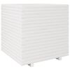 vidaXL Garden Planter White 70x70x72.5 cm Solid Wood Pine