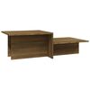 vidaXL Coffee Table Brown Oak 111.5x50x33 cm Engineered Wood