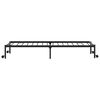 vidaXL Bed Frame without Mattress Foldable Black 100x200 cm Steel