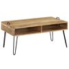 vidaXL Coffee Table Solid Mango Wood 100x60x45 cm