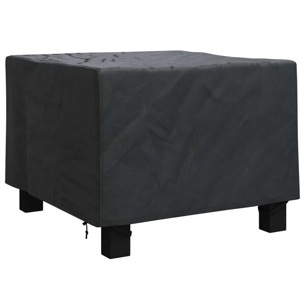 vidaXL Furniture Cover Plain Black 99 x 99 x 60 cm 210D Oxford Fabric