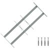 vidaXL Security Grille for Windows with 4 Crossbars 3 pcs 930-1740 mm