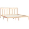 vidaXL Bed Frame without Mattress 200x200 cm Solid Wood