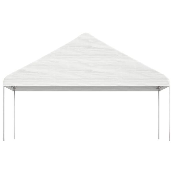 vidaXL Gazebo with Roof White 17.84x5.88x3.75 m Polyethylene