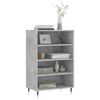 vidaXL Highboard Concrete Grey 57x35x90 cm Engineered Wood