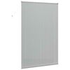 vidaXL Window Blind with Curtains Manual Silver Aluminium