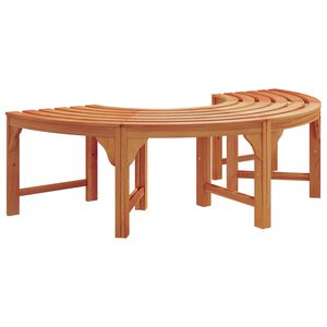 vidaXL Tree Bench 4 -Seater 160 x 80 x 45cm Solid Eucalyptus Wood