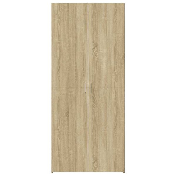 vidaXL Highboard Sonoma Oak 70x42.5x185 cm Engineered Wood
