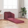 vidaXL Sofa Bed Wine Red 65 x 80 x 83 cm Velvet
