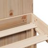 vidaXL Bookcase Bed without Mattress 120x200cm Solid Wood Pine