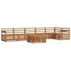 vidaXL Outdoor Sofa Set 7 pcs Natural Solid Acacia Wood
