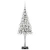vidaXL Christmas Tree with 150 LEDs White 120 cm PE and Steel