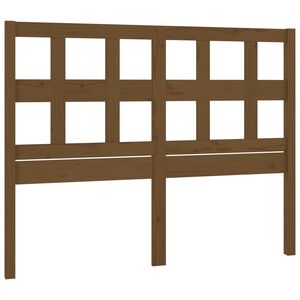 vidaXL Bed Headboard Honey Brown 185.5x4x100 cm Solid Wood Pine