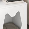 vidaXL Cat House White 42.5 x 40 x 53.5 cm Engineered Wood