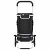 vidaXL Shopping Trolley Folding Black 47 x 39 x 100.5 cm Oxford fabric