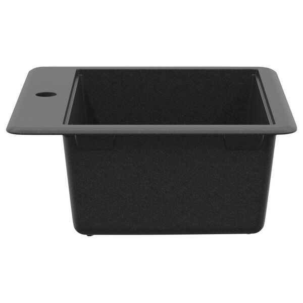 vidaXL Sink Black 470 x 440 mm Granite
