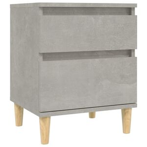 vidaXL Bedside Cabinet Concrete Grey 40x35x50 cm