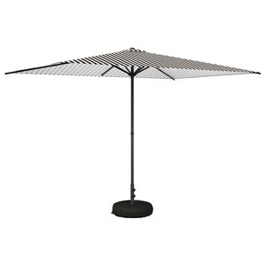 vidaXL Garden Parasol with Base Rectangular 2 x 3 m Polyester