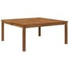 vidaXL Coffee Table Natural 98 x 100.5 x 45 cm Solid Acacia Wood
