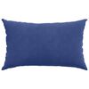 vidaXL Sofa Pillows 2 pcs Police Blue 50 x 30 cm Corduroy Fabric