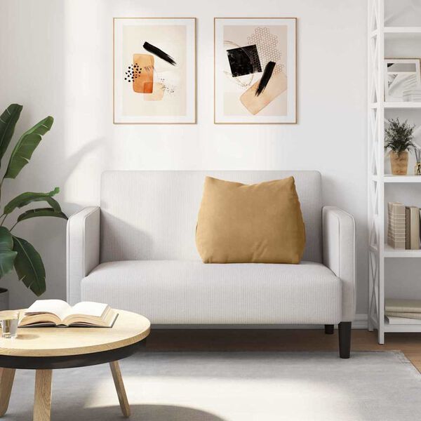 vidaXL Back Pillow Brown 60 x 20 x 50 cm Corduroy Fabric