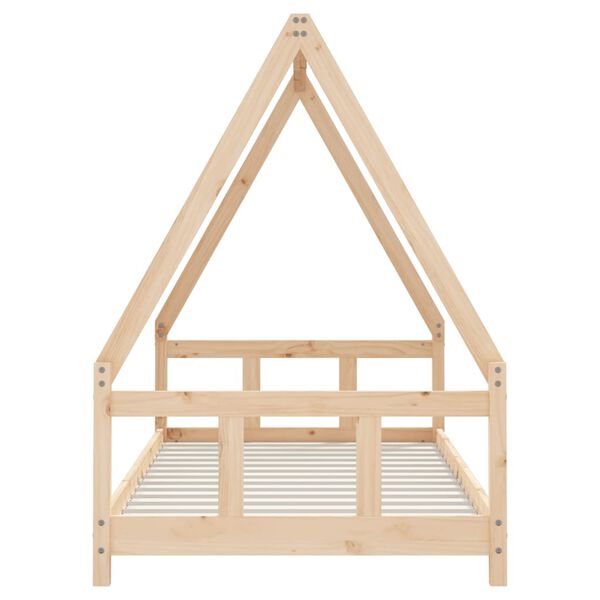vidaXL Kids Bed Frame 90x190 cm Solid Wood Pine
