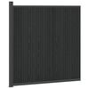 vidaXL Fence Panel WPC and Aluminium Black