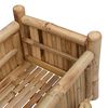 vidaXL Garden Planter with Holder Natural 100 x 38 x 114 cm Bamboo