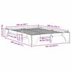 vidaXL Bed Frame Natural 160 x 200 cm Solid Pine Wood